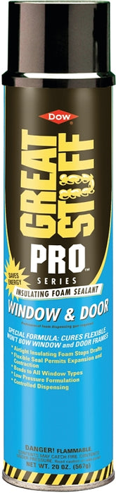 Dow 197711 Foam Sealant, Yellow, 20 oz Can